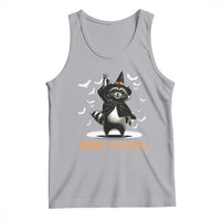 Funny Spooky And Feral Raccon Halloween Tank Top Racoon Lover - Wonder Print Shop