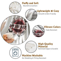 Funny Halloween Bat Shit Crazy Throw Blanket Horror Spider Web - Wonder Print Shop