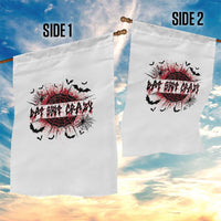 Funny Halloween Bat Shit Crazy Garden Flag Horror Spider Web - Wonder Print Shop