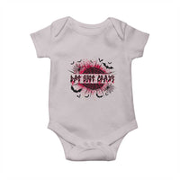Funny Halloween Bat Shit Crazy Baby Onesie Horror Spider Web - Wonder Print Shop