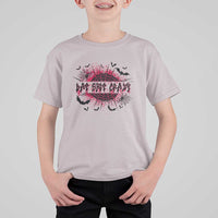 Funny Halloween Bat Shit Crazy T Shirt For Kid Horror Spider Web - Wonder Print Shop