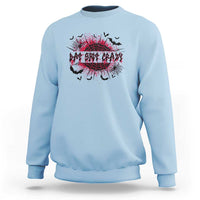 Funny Halloween Bat Shit Crazy Sweatshirt Horror Spider Web - Wonder Print Shop