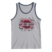 Funny Halloween Bat Shit Crazy Tank Top Horror Spider Web - Wonder Print Shop