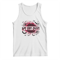 Funny Halloween Bat Shit Crazy Tank Top Horror Spider Web - Wonder Print Shop