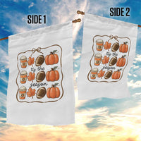 Tis The Season Fall Thanksgiving Garden Flag American Football Pumpkin - Wonder Print Shop