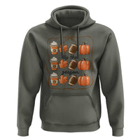 Tis The Season Fall Thanksgiving Hoodie American Football Pumpkin - Wonder Print Shop