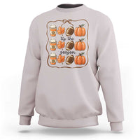 Tis The Season Fall Thanksgiving Sweatshirt American Football Pumpkin - Wonder Print Shop