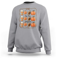 Tis The Season Fall Thanksgiving Sweatshirt American Football Pumpkin - Wonder Print Shop