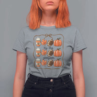 Tis The Season Fall Thanksgiving T Shirt For Women American Football Pumpkin - Wonder Print Shop