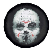 Halloween Jason Hockey Mask Friday 13th Slasher Spare Tire Cover - Wonder Print Shop