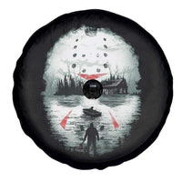 Halloween Jason Hockey Mask Friday 13th Slasher Spare Tire Cover - Wonder Print Shop