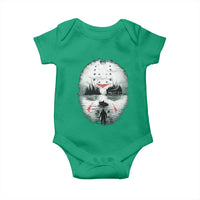 Halloween Jason Hockey Mask Friday 13th Slasher Baby Onesie - Wonder Print Shop