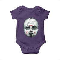 Halloween Jason Hockey Mask Friday 13th Slasher Baby Onesie - Wonder Print Shop