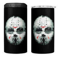 Halloween Jason Hockey Mask Friday 13th Slasher 4 in 1 Can Cooler Tumbler - Wonder Print Shop