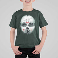Halloween Jason Hockey Mask Friday 13th Slasher T Shirt For Kid - Wonder Print Shop