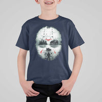 Halloween Jason Hockey Mask Friday 13th Slasher T Shirt For Kid - Wonder Print Shop