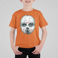 Halloween Jason Hockey Mask Friday 13th Slasher T Shirt For Kid - Wonder Print Shop