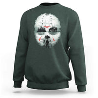 Halloween Jason Hockey Mask Friday 13th Slasher Sweatshirt - Wonder Print Shop