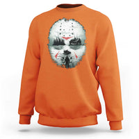 Halloween Jason Hockey Mask Friday 13th Slasher Sweatshirt - Wonder Print Shop