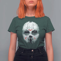 Halloween Jason Hockey Mask Friday 13th Slasher T Shirt For Women - Wonder Print Shop