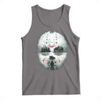 Halloween Jason Hockey Mask Friday 13th Slasher Tank Top - Wonder Print Shop