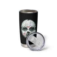 Halloween Jason Hockey Mask Friday 13th Slasher Tumbler Cup - Wonder Print Shop
