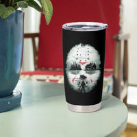 Halloween Jason Hockey Mask Friday 13th Slasher Tumbler Cup - Wonder Print Shop