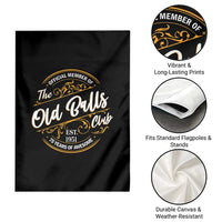 75th Birthday Est 1951 Garden Flag Official Member Of The Old Ball Clubs