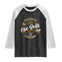 75th Birthday Est 1951 Raglan Shirt Official Member Of The Old Ball Clubs