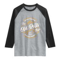 90th Birthday Est 1936 Raglan Shirt Official Member Of The Old Ball Clubs