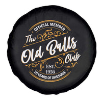 70th Birthday Est 1956 Spare Tire Cover Official Member Of The Old Ball Clubs