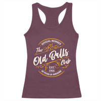 60th Birthday Est 1966 Racerback Tank Top Official Member Of The Old Ball Clubs