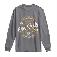 Funny 60th Birthday Long Sleeve Shirt Official Member Of The Old Ball Clubs Gen X - Wonder Print Shop