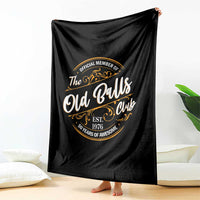 Funny 50th Birthday Throw Blanket Official Member Of The Old Ball Clubs Gen X EST 1976 - Wonder Print Shop