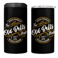 Funny 50th Birthday 4 in 1 Can Cooler Tumbler Official Member Of The Old Ball Clubs Gen X EST 1976 - Wonder Print Shop