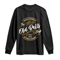 Funny 50th Birthday Long Sleeve Shirt Official Member Of The Old Ball Clubs Gen X EST 1976 - Wonder Print Shop