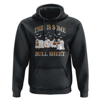 Funny Halloween Hoodie This Is Some Bull Sheet Farm Cow Bat