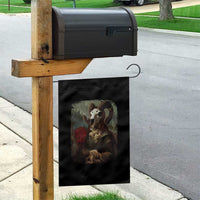 Halloween Garden Flag Creepy Mona Lisa Satan Pentagram Leonardo da Vinci - Wonder Print Shop