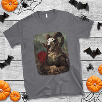 Halloween T Shirt Creepy Mona Lisa Satan Pentagram Leonardo da Vinci - Wonder Print Shop