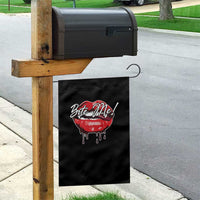 Halloween Garden Flag Bite Me Vampire Red Lips Teeth Bloody - Wonder Print Shop
