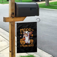 Spooky Cow Halloween Garden Flag Moo I Mean Boo Funny Ghost Heifer - Wonder Print Shop