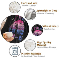 Funny Halloween Bisexual Throw Blanket I'm A Zom Bi Zombie LGBT - Wonder Print Shop