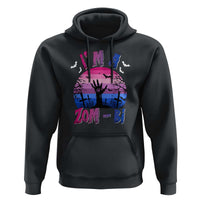 Funny Halloween Bisexual Hoodie I'm A Zom Bi Zombie LGBT