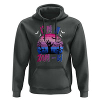 Funny Halloween Bisexual Hoodie I'm A Zom Bi Zombie LGBT