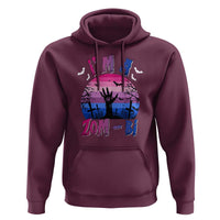 Funny Halloween Bisexual Hoodie I'm A Zom Bi Zombie LGBT