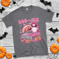 Funny Halloween T Shirt Boo Jee Pink Ghost Boujee Pumpkin Haunted House - Wonder Print Shop