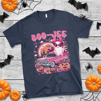 Funny Halloween T Shirt Boo Jee Pink Ghost Boujee Pumpkin Haunted House - Wonder Print Shop