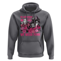 Breast Cancer Awareness Murderers Hoodie In October We Wear Pink Vintage Flower