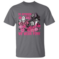 Breast Cancer Awareness Murderers T Shirt In October We Wear Pink Vintage Flower - Wonder Print Shop