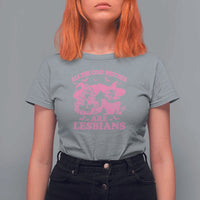 Halloween LGBT T Shirt For Women All The Cool Witches Are Lesbians Spooky Season - Wonder Print Shop
